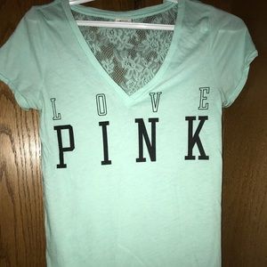 VS PINK V-neck tees